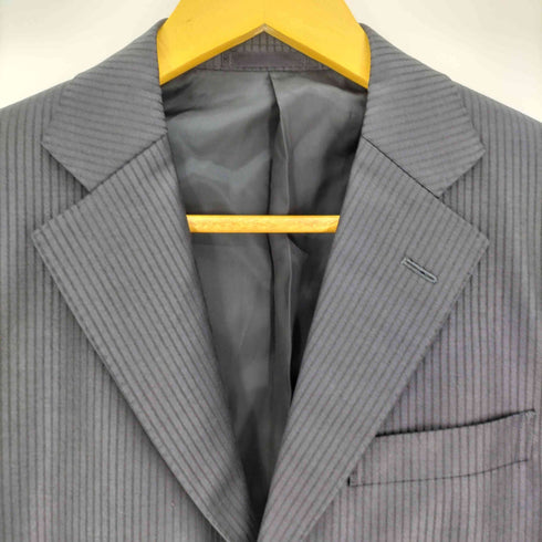 ドーメイル DORMEUIL イングランド製 3B ストライプ ウール テーラードジャケット メンズ