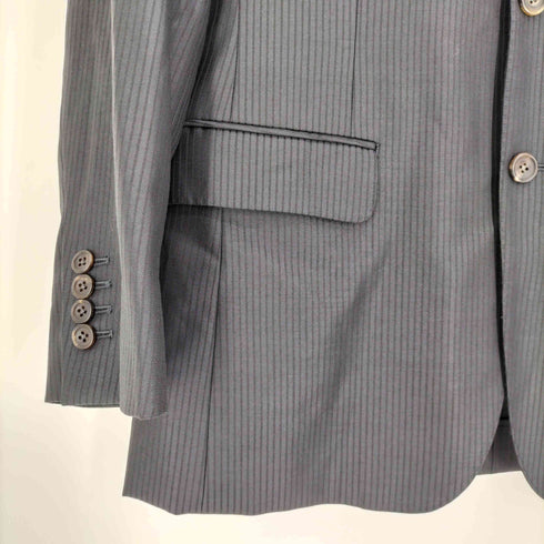 ドーメイル DORMEUIL イングランド製 3B ストライプ ウール テーラードジャケット メンズ
