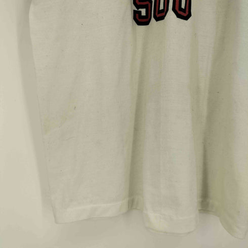 80-90s シングルステッチ ラバープリント INDIANAPOLIS クルーネック半袖Tシャツ メンズ