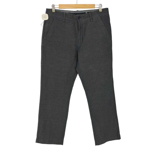 バナナリパブリック BANANA REPUBLIC リネン コットン ヘリンボーン スラックスパンツ メンズ import:L