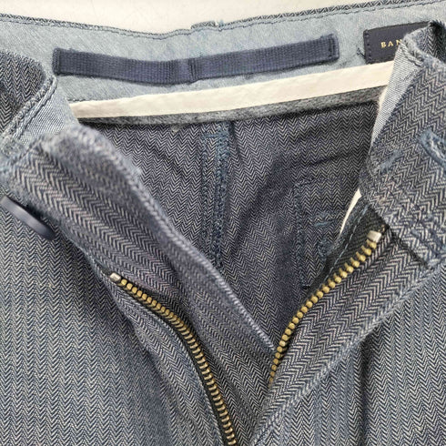 バナナリパブリック BANANA REPUBLIC リネン コットン ヘリンボーン スラックスパンツ メンズ import:L