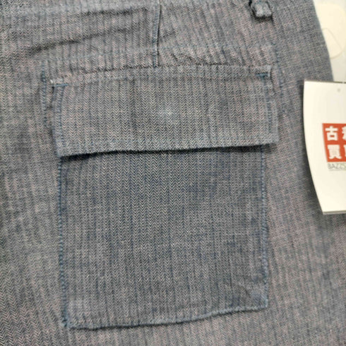 バナナリパブリック BANANA REPUBLIC リネン コットン ヘリンボーン スラックスパンツ メンズ import:L