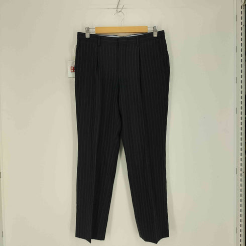 ドーメイル DORMEUIL ストライプ ウール 2B テーラードジャケット 1タック スラックス スーツセットアップ メンズ 94