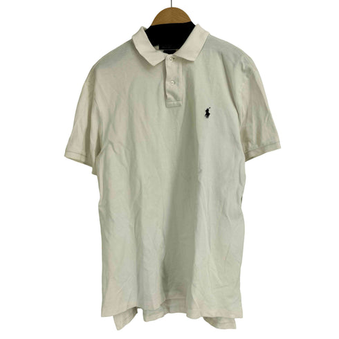 ポロバイラルフローレン Polo by RALPH LAUREN 90S CUSTOM FIT ポニー刺繍 S/S ポロシャツ メンズ import:L