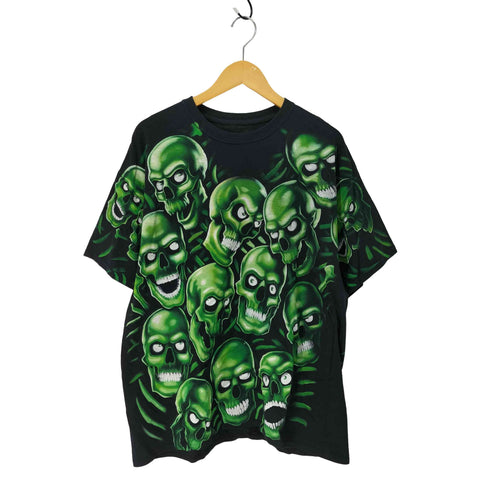 リキッドブルー LIQUID BLUE スカル Tシャツ メンズ import:XL