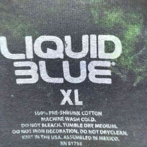 リキッドブルー LIQUID BLUE スカル Tシャツ メンズ import:XL