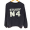 ステューシー Stussy 00S 銀タグ N4ロゴプリント スウェット トレーナー メンズ import:M