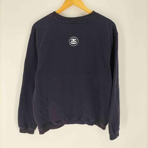 ステューシー Stussy 00S 銀タグ N4ロゴプリント スウェット トレーナー メンズ import:M