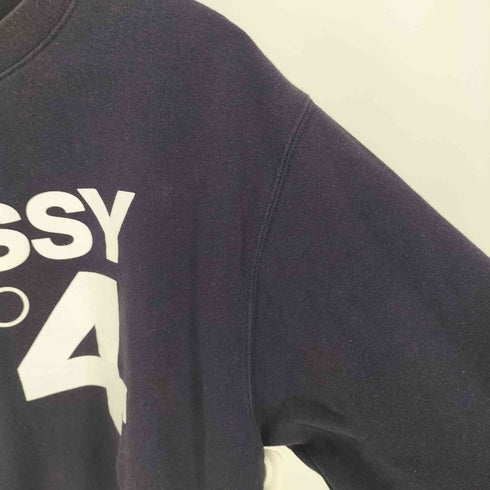 ステューシー Stussy 00S 銀タグ N4ロゴプリント スウェット トレーナー メンズ import:M