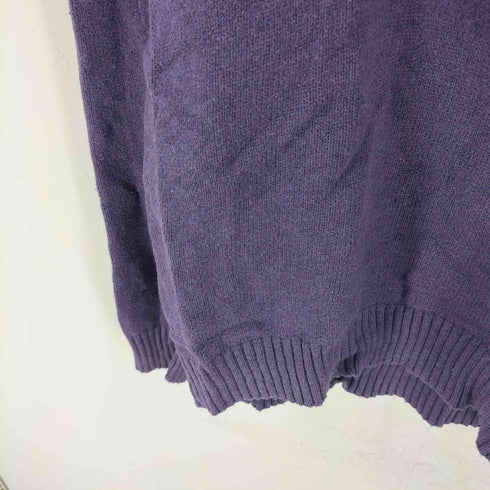 ポロバイラルフローレン Polo by RALPH LAUREN ポニー刺繍入り コットンニット ハーフジップ トップス メンズ import:L