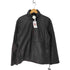 テットオム TETE HOMME 牛革 カウレザー サイドジップ ハーフジップ プルオーバー レザージャケット 裏地メッシュ メンズ JPN:L