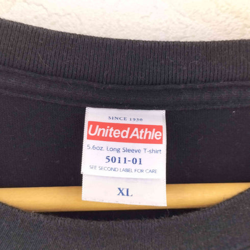 ユナイテッドアスレ UNITED ATHLE 両面プリントロングスリーブカットソー メンズ import:XL