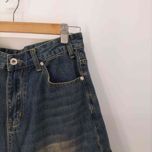 Y2K デニム ハーフ パンツ メンズ