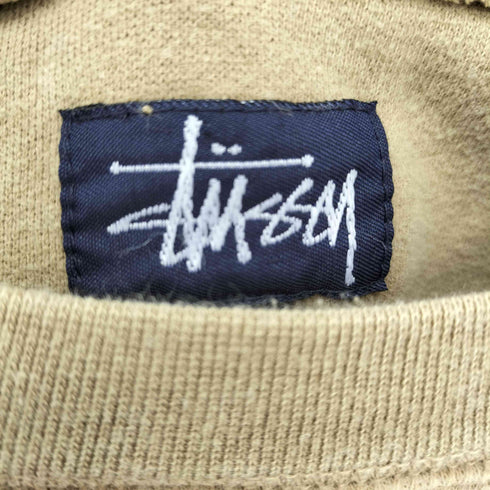 ステューシー Stussy 90-00S ロゴプリント Vガゼット スウェット トレーナー メンズ import:L
