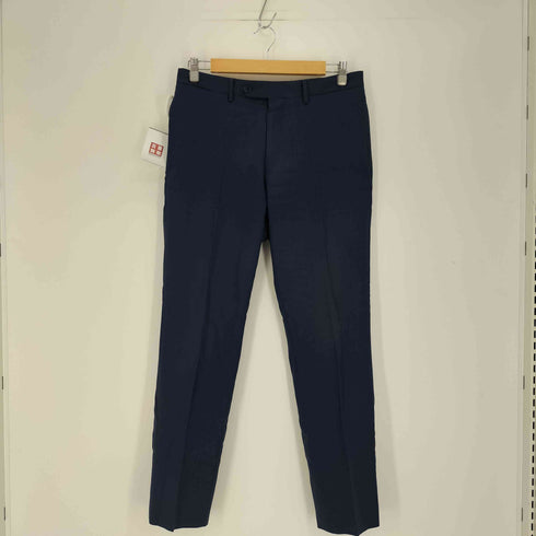 アデイインザライフユナイテッドアローズ A day in the life UNITED ARROWS ストライプ ウールポリ 2B テーラードジャケット ノータック スラックス スーツセットアップ メンズ 46