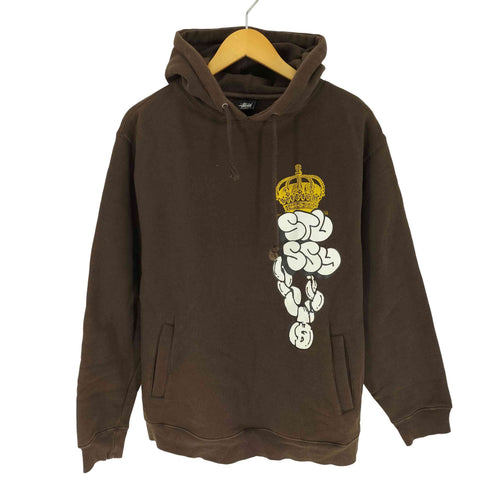 ステューシー Stussy 00S ロゴプリント フーデット プルオーバー パーカー メンズ import:L