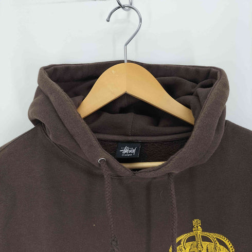 ステューシー Stussy 00S ロゴプリント フーデット プルオーバー パーカー メンズ import:L