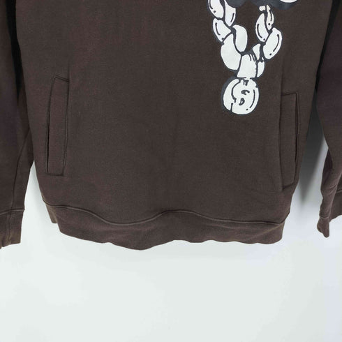 ステューシー Stussy 00S ロゴプリント フーデット プルオーバー パーカー メンズ import:L