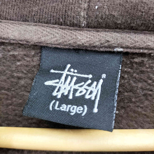 ステューシー Stussy 00S ロゴプリント フーデット プルオーバー パーカー メンズ import:L