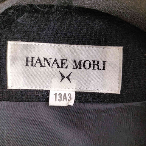 ハナエモリ HANAE MORI チベットラムファーウールジャケット レディース 13A3