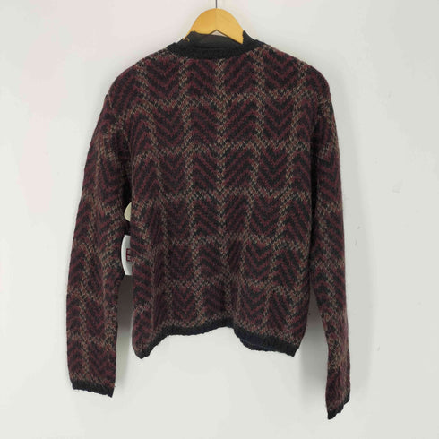 paul harris design モヘア混総柄カーディガン レディース import:L