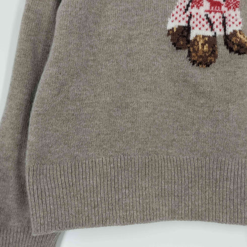 ミラオーウェン Mila Owen 25AW トイプードルクルーネックジャガードニット レディース ONE SIZE