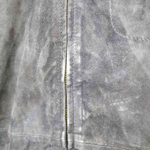 ローレンラルフローレン LAUREN RALPH LAUREN スウェードレザースウィングトップ ユニセックス ジップアップジャケット メンズ