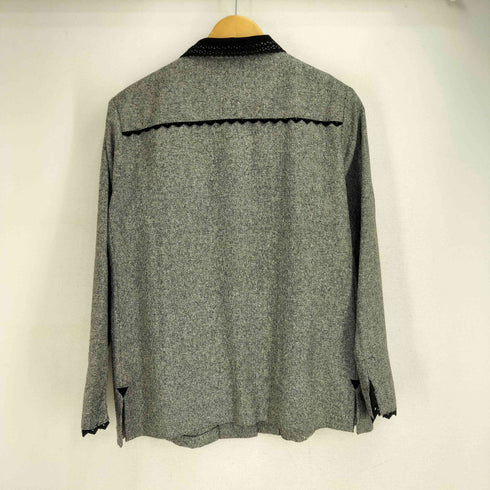 ユキコハナイ YUKIKO HANAI カットワーク切替シャツジャケット レディース 10