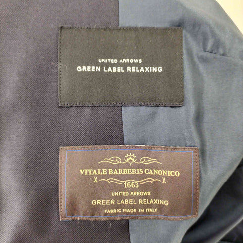 ユナイテッドアローズグリーンレーベルリラクシング UNITED ARROWS green label relaxing CANONICO スーツセットアップ 1B テーラードジャケット テーパードパンツ レディース 40