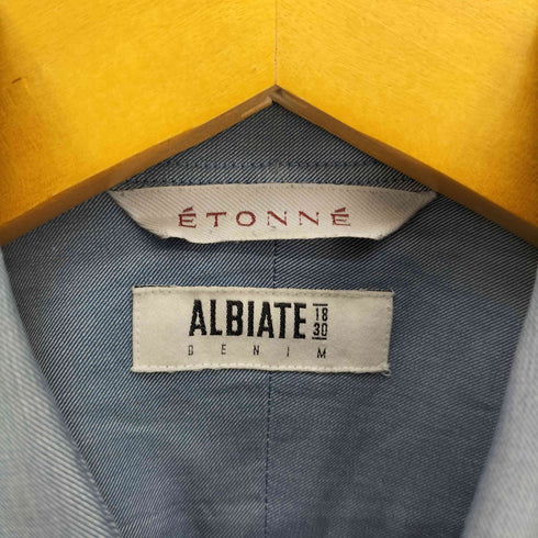 エトネ Etonne インドネシア製 ALBIATE社製 コットン レギュラーカラーシャツ メンズ import:S