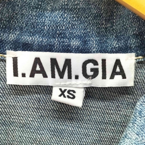 I.AM.GIA ジップアップ トラッカージャケット デニムジャケット Gジャン レディース