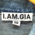 I.AM.GIA ジップアップ トラッカージャケット デニムジャケット Gジャン レディース