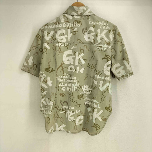 イタリヤ 伊太利屋 総柄 S/S シャツ レディース 9
