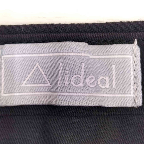 リデアル LIDEAL ウール タック テーパードスラックス メンズ 31
