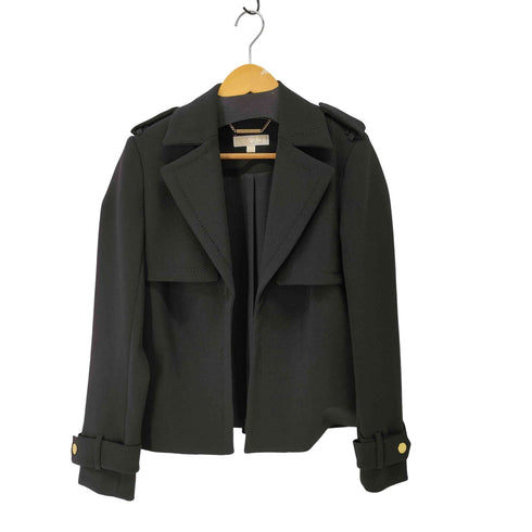 マイケルマイケルコース Michael Michael Kors クロップド ステッチ トレンチ ジャケット レディース import:S