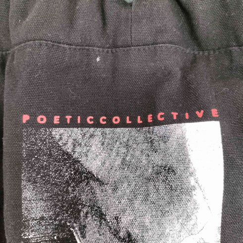 POETIC COLLECTIVE フロントプリント 巾着 バックパック メンズ