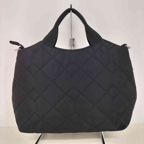 マリークワント MARY QUANT ジオメトリックキルトデイジー 2WAYミニトート レディース