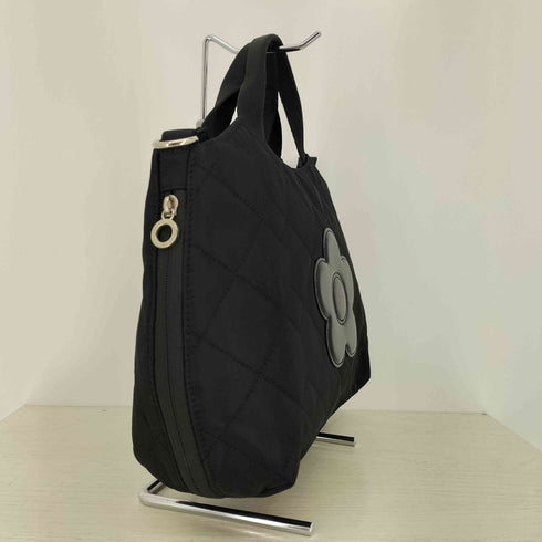 マリークワント MARY QUANT ジオメトリックキルトデイジー 2WAYミニトート レディース