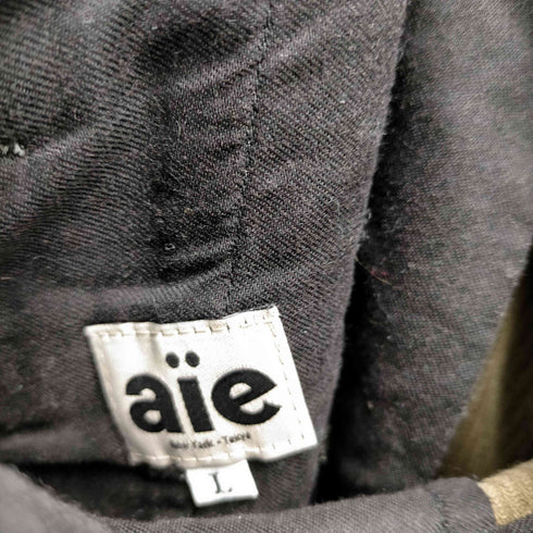 エーアイイー AiE Tucked Wide Pant - 8W Corduroy Paisley Printed タック ワイド パンツ コーデュロイ ペイズリー プリント メンズ L