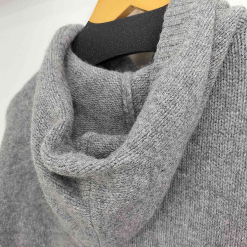 00S ウール100 フロントプリント パーカーニット メンズ import:M