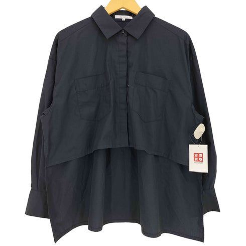 カデュネ CADUNE テールカット 2ポケット シャツ レディース 38