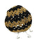 ガニー Ganni Lembswool Crochat ウールナイロン ツートンカラー ニット帽 レディース ONE SIZE