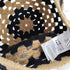 ガニー Ganni Lembswool Crochat ウールナイロン ツートンカラー ニット帽 レディース ONE SIZE