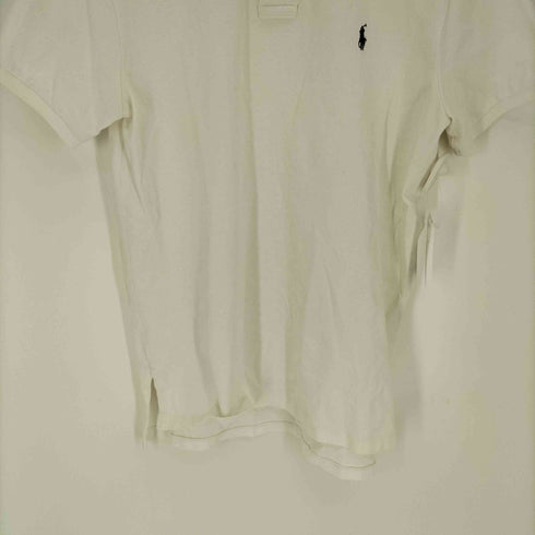 ポロバイラルフローレン Polo by RALPH LAUREN CUSTOM FIT ワンポイント ポニー刺繍 S/S ポロシャツ レディース import:M