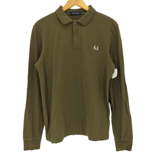 フレッドペリー FRED PERRY The Fred Perry Shirt ロゴ刺繍 長袖 鹿の子 ポロシャツ メンズ import:M