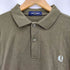 フレッドペリー FRED PERRY The Fred Perry Shirt ロゴ刺繍 長袖 鹿の子 ポロシャツ メンズ import:M