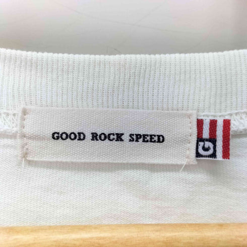 グッドロックスピード GOOD ROCK SPEED Likeプリントノースリーブカットソー レディース FREE