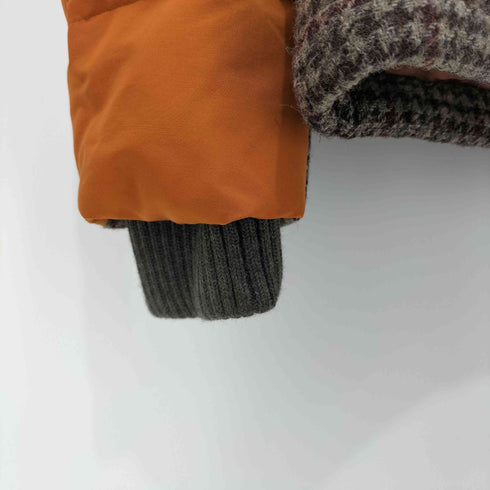 ザダファーオブセントジョージ The DUFFER of ST.GEORGE MOON 英国製 生地 千鳥格子 ツイード フーデッド ダウン ジャケット メンズ JPN:S