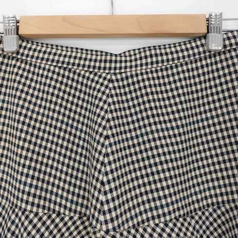 ザラ ZARA コントラスト チェック柄 スカート レディース XS