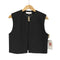 ザラ ZARA メタル留め ショート ベスト レディース import:XS